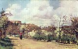 Camille Pissarro Famous Paintings - Vue de Louveciennes